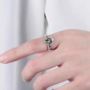 emerald diamond ring