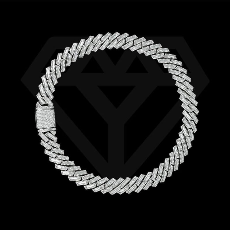 Mens Silver Chains Figaro