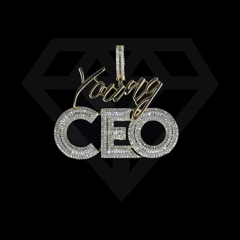 Moissanite Letter Pendant Custom - Image 4