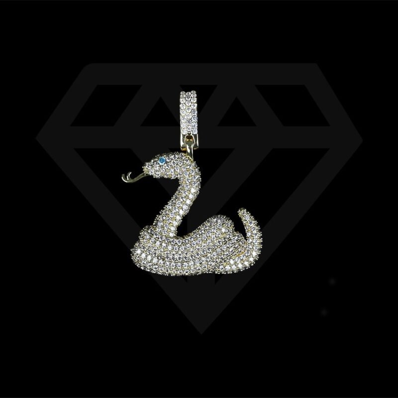 Silver Pendants Snake Pendant Necklace - Image 4