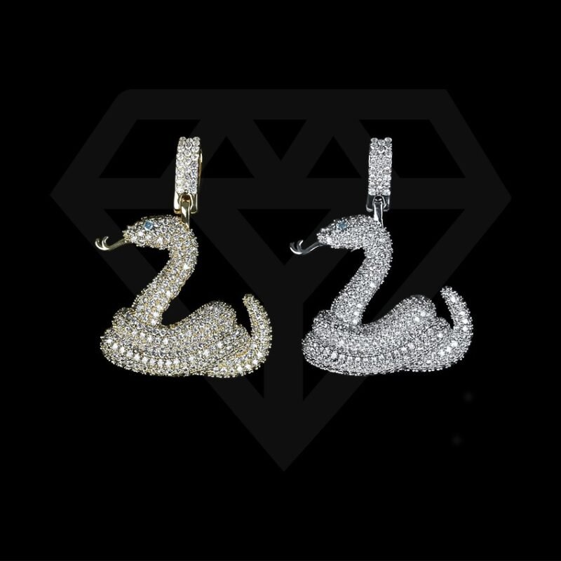 Silver Pendants Snake Pendant Necklace
