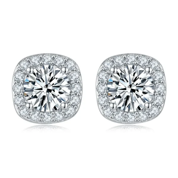 Moissanite Earrings MYE10875 - Image 2