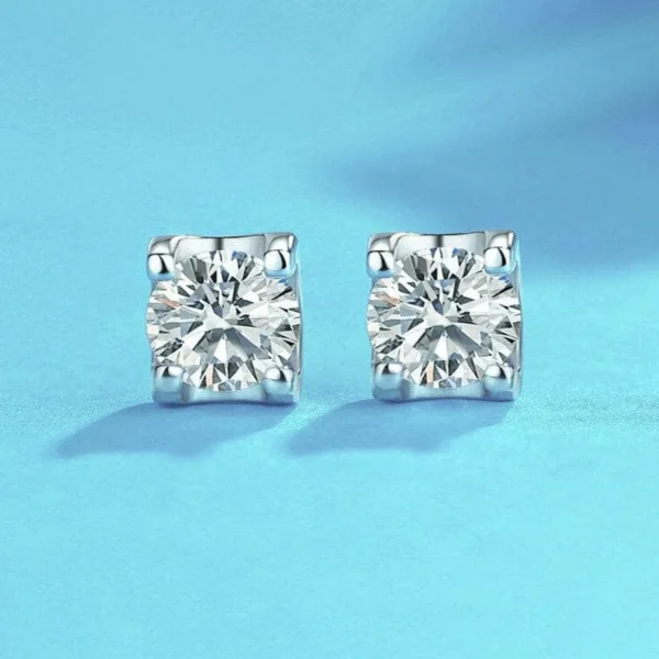 Moissanite Earrings MYE9165 - Image 4