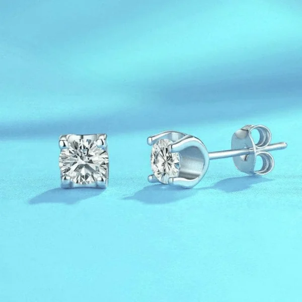 Moissanite Earrings MYE9165 - Image 5