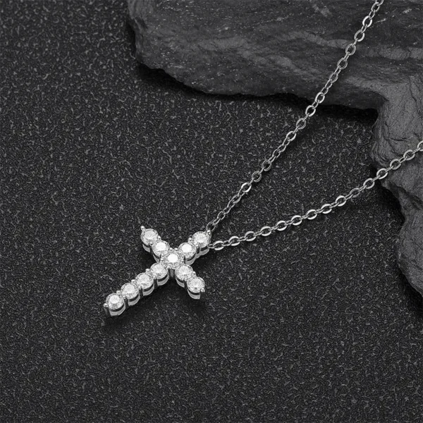 14K Gold Men's Cross Pendant Pave with Diamonds Chain Necklace, Hip Hop Stylish Design MYP9M041601