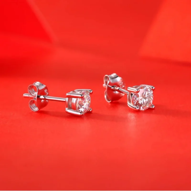 Moissanite Earrings MYE11447 - Image 4
