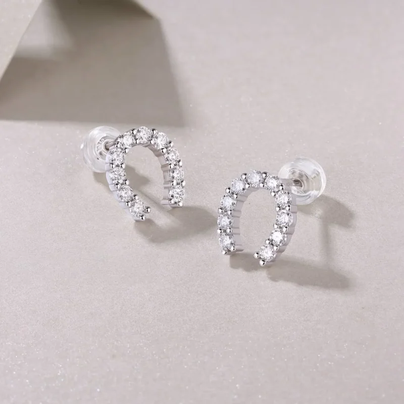 Moissanite Earrings MYZN13103 - Image 2
