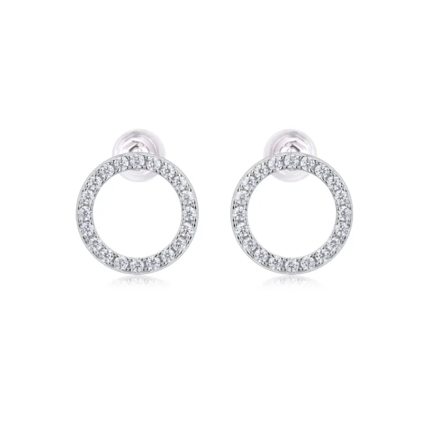 Moissanite Earrings MYZE13123 - Image 2