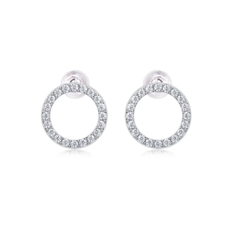 Moissanite Earrings MYZE13123 - Image 2