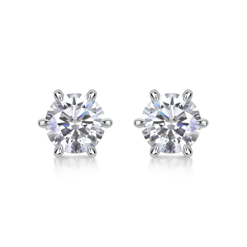 Moissanite Earrings MYZE13161 - Image 2