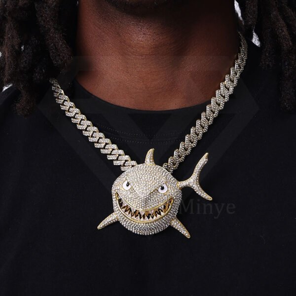 Shark Hip-hop Pendant MY20240625-15 - Image 8