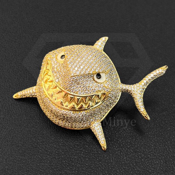 Shark Hip-hop Pendant MY20240625-15 - Image 2