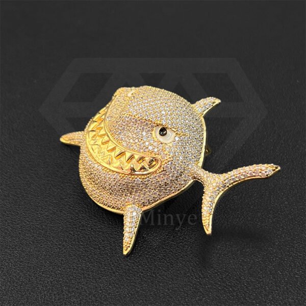 Shark Hip-hop Pendant MY20240625-15 - Image 4