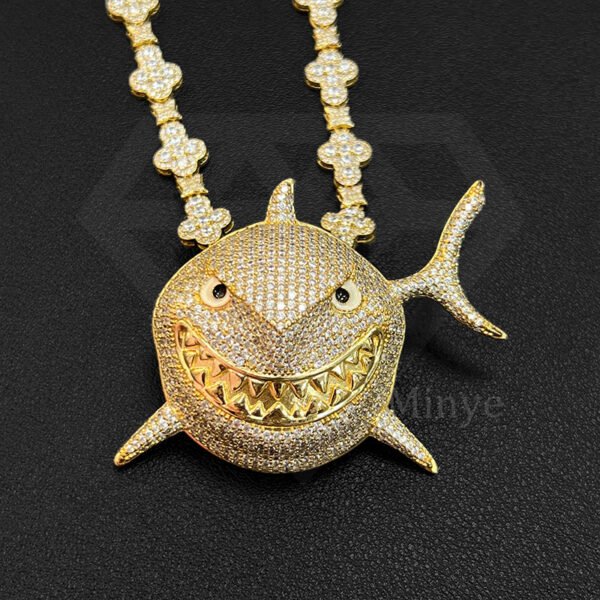 Shark Hip-hop Pendant MY20240625-15 - Image 6