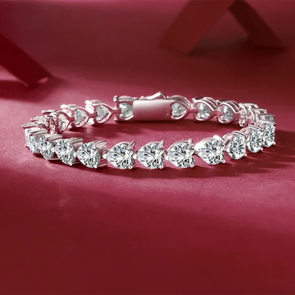 Moissanite Diamond Bracelets MYZB12810 - Image 3