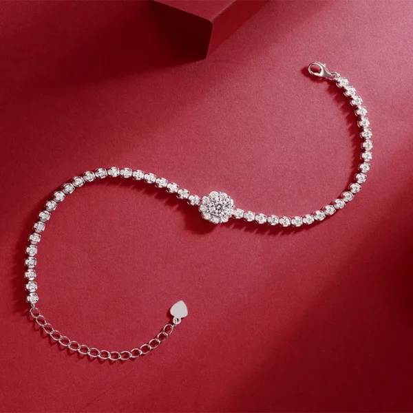 Moissanite Diamond Bracelets MYZB12876 - Image 2