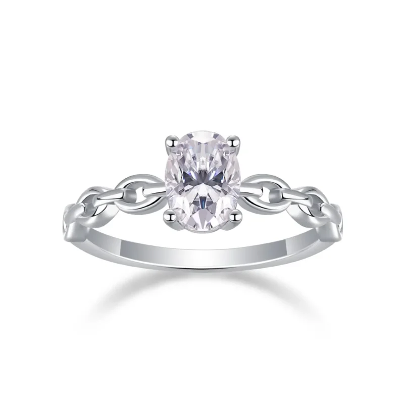 Wholesale Engagement Rings Promise Ring for Women Wedding Eternity Bands Round Oval 925 Sterling Silver Ring MYR13334 - Image 6