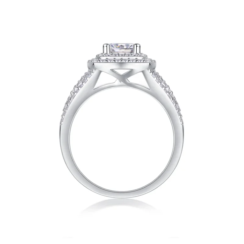 Jewelry Ring 925 Sterling Silver 3ct Halo Cushion Cut Moissanite Engagement Rings for Women D Color VVS1 Ring MYR13378-6.5 - Image 5