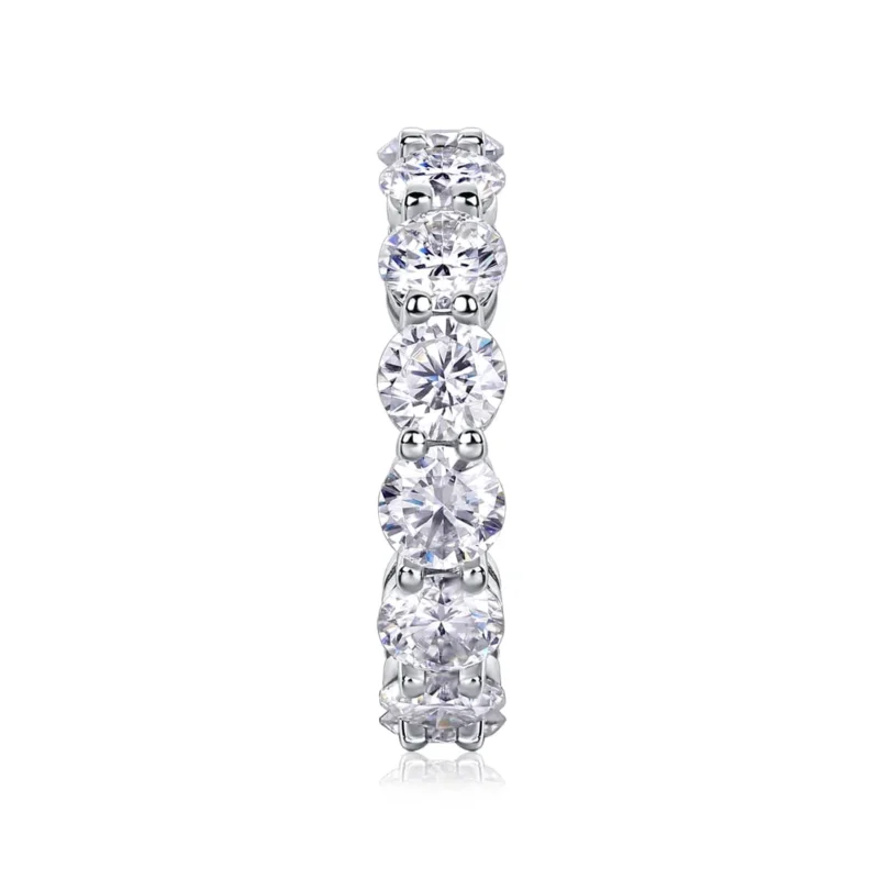 Wholesale 925 Silver Pretty-Jewels 2 Ct Round Cut Lab Created Diamond Full Eternity Band Engagement Ring Eternity Rings MYR13531-5.0 - Image 6