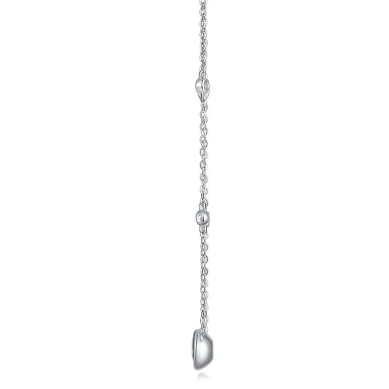 Moissanite Starlight Pendant Necklace 925 Sterling Silver 18 inches Cubic Zirconia Fashion Collarbone Chain Wholesale MYN13499-6.5 - Image 4