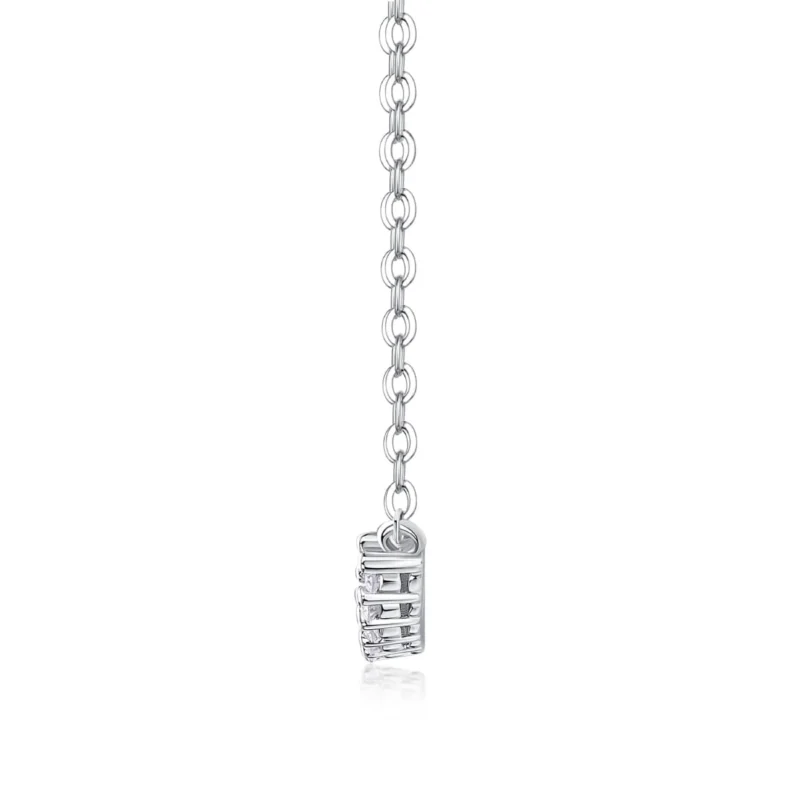 Necklace Sparkling Fine Jewelry Wholesale Moissanite Necklace for Women,Sterling Silver Chain Lab Diamond Pendant MYN13269 - Image 5