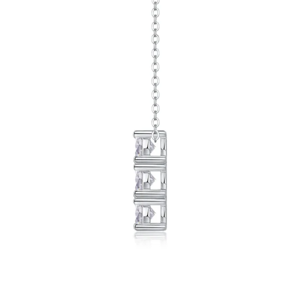 Delicate 0.5CT Moissanite Necklace in S925 Sterling Silver - MYP13606-5.0 - Image 6