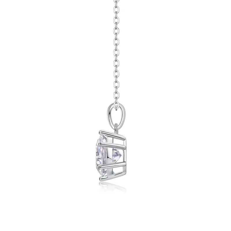 Statement 3CT Moissanite Necklace in S925 Sterling Silver - MYP11448-9.0 - Image 4