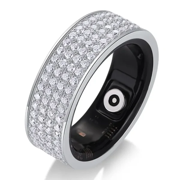 Silver Smart NFC Ring